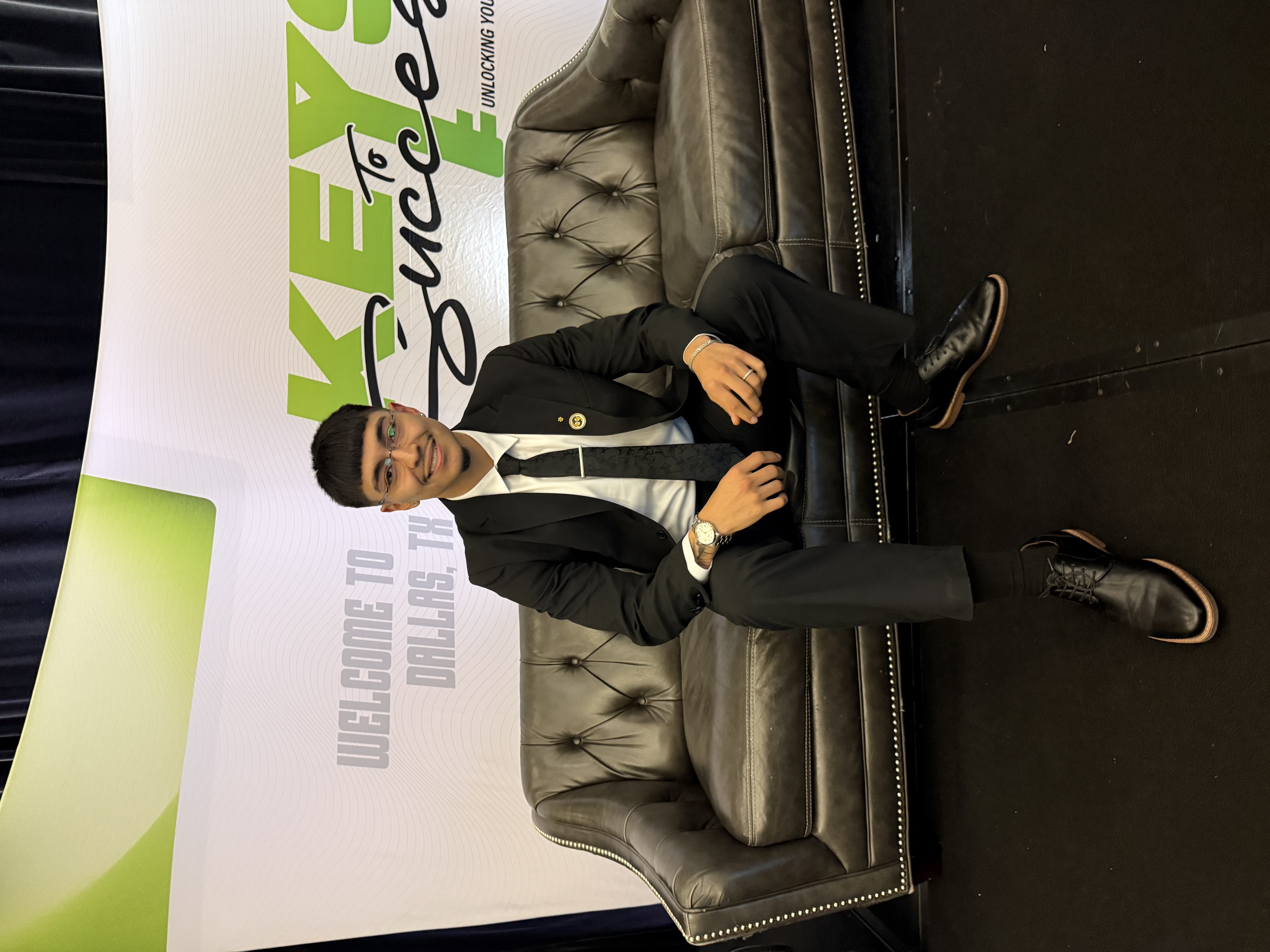 Apatheia Systems team member at Keys to Success conference in Dallas, TX