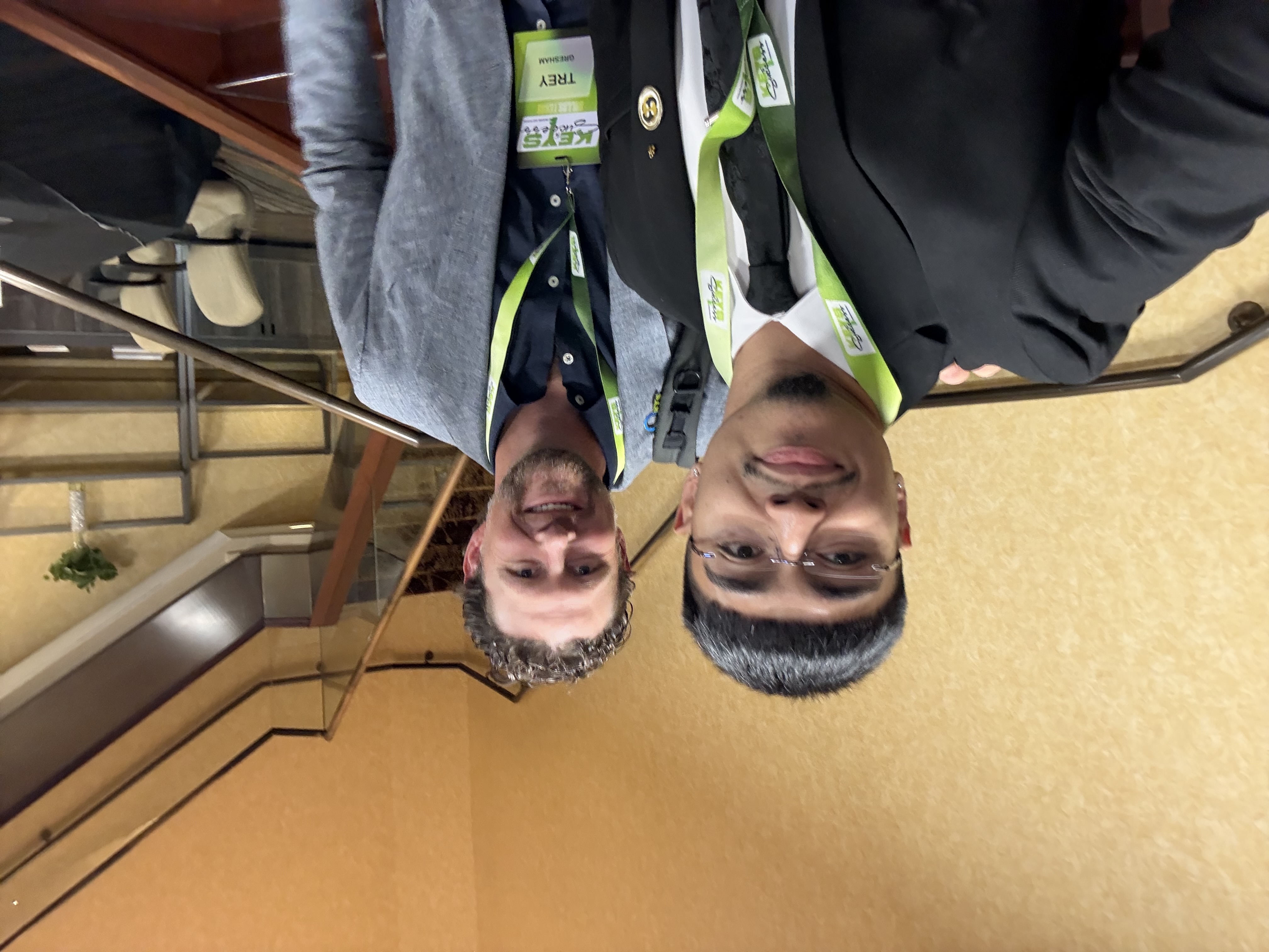 Team networking at Keys to Success conference